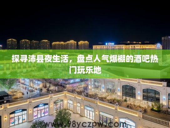 探寻沛县夜生活，盘点人气爆棚的酒吧热门玩乐地