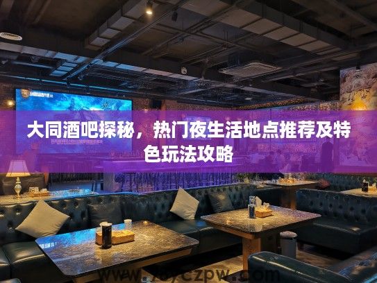 大同酒吧探秘，热门夜生活地点推荐及特色玩法攻略