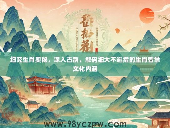 细究生肖奥秘，深入古韵，解码细大不逾指的生肖智慧文化内涵