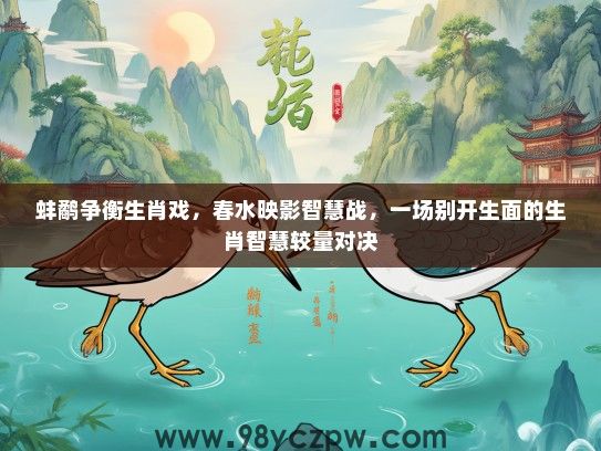 蚌鹬争衡生肖戏，春水映影智慧战，一场别开生面的生肖智慧较量对决