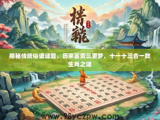 揭秘传统俗语谜题,历来富贵三更梦,十一十三合一数生肖之谜 揭秘传统俗语谜题,历来富贵三更梦,十一十三合一数生肖之谜