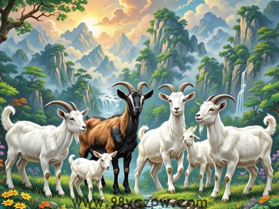 生机盎然十二生肖，和谐共生的画卷与生肖生肖的趣味解读